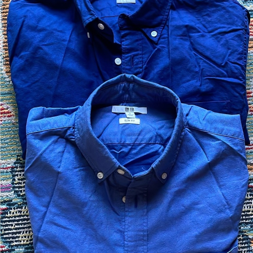 Men's Blue Slim Fit Shirt